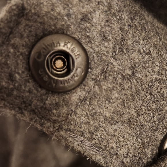 CALVIN KLIEN, grey whool jacket size 6 - Picture 7 of 7